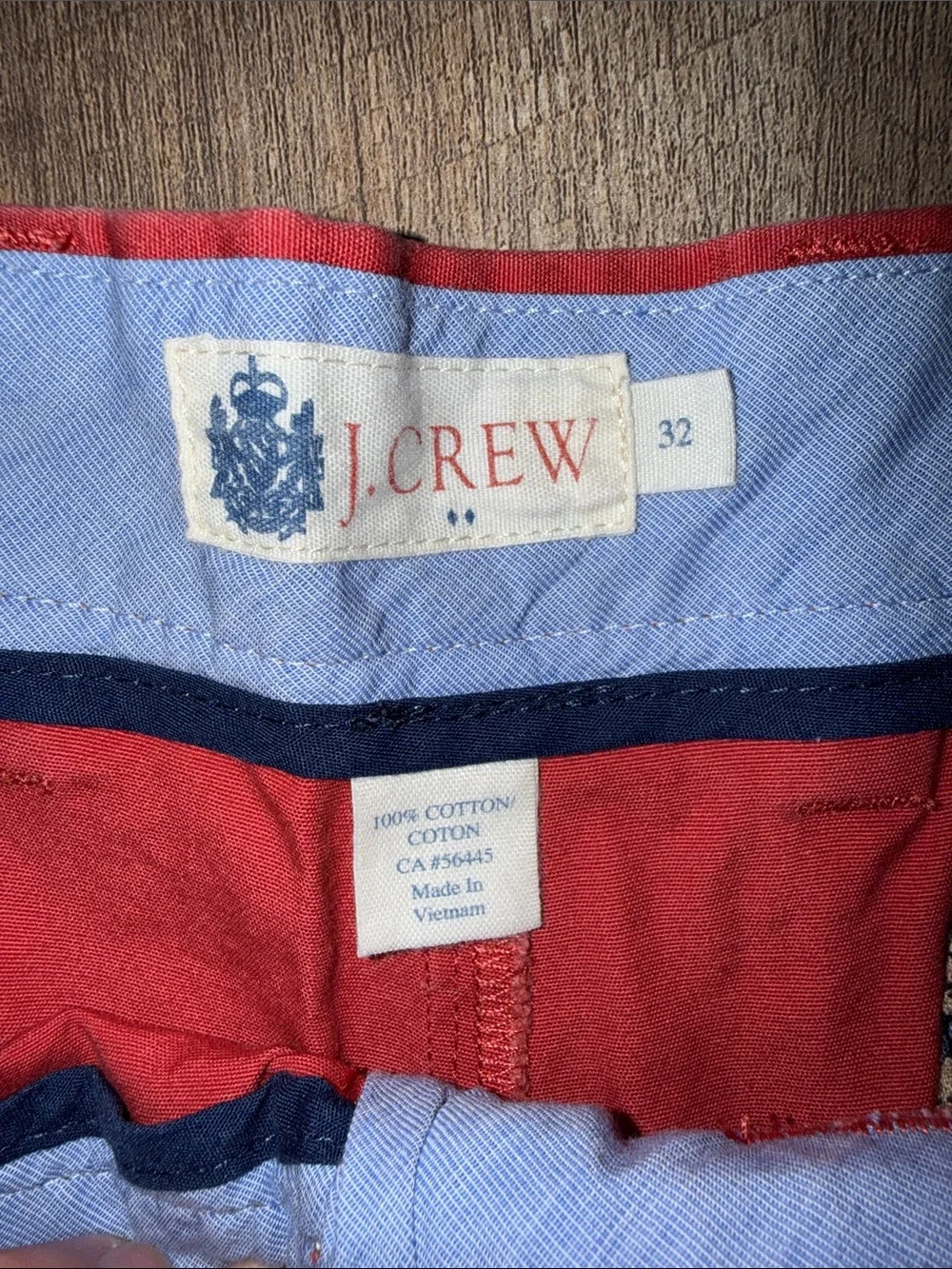 J. Crew Men’s Chino Shorts Bundle in Red, Gray & Lilac Size 32